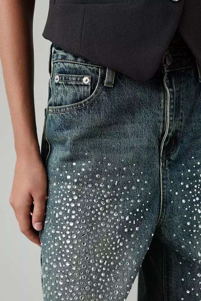 Джинсы (S (42RU), синий). Изображение № 3