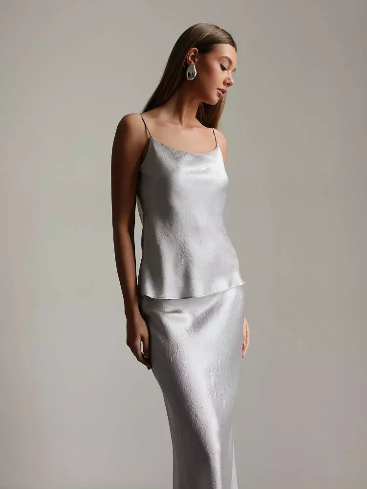 Топ (M (44RU), светло-серый). Изображение № 3