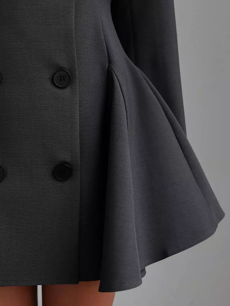 Платье (L (46RU), серый). Изображение № 5