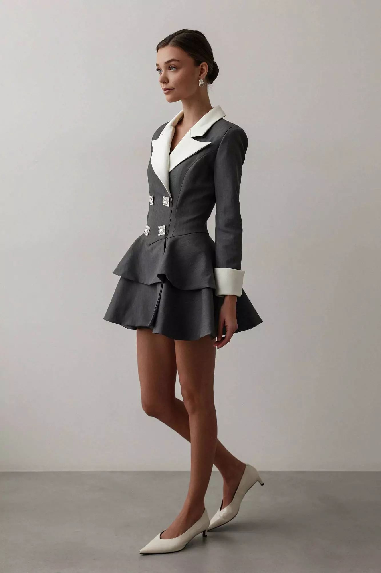 Платье (S (42RU), серый). Избражение № 2