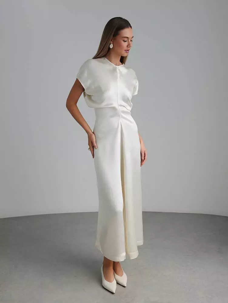 Платье (L (46RU) кремовый). Изображение № 1