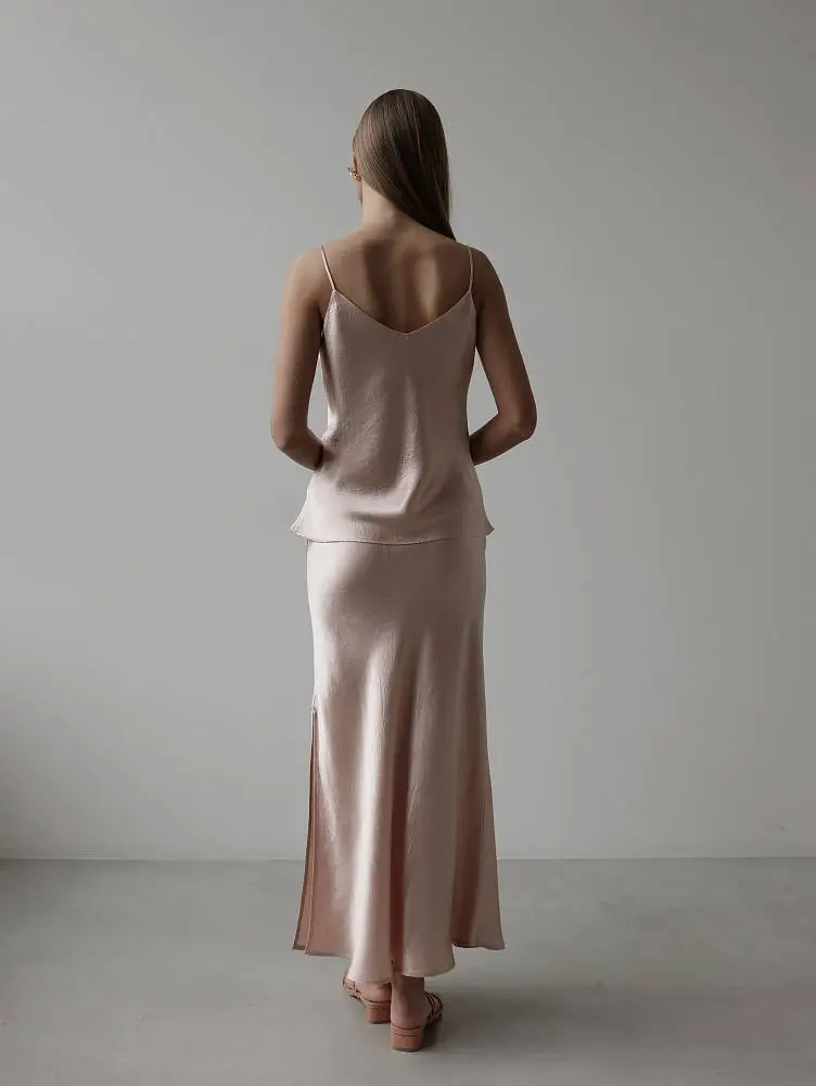 Юбка (M (44RU), розовый персик). Изображение № 4