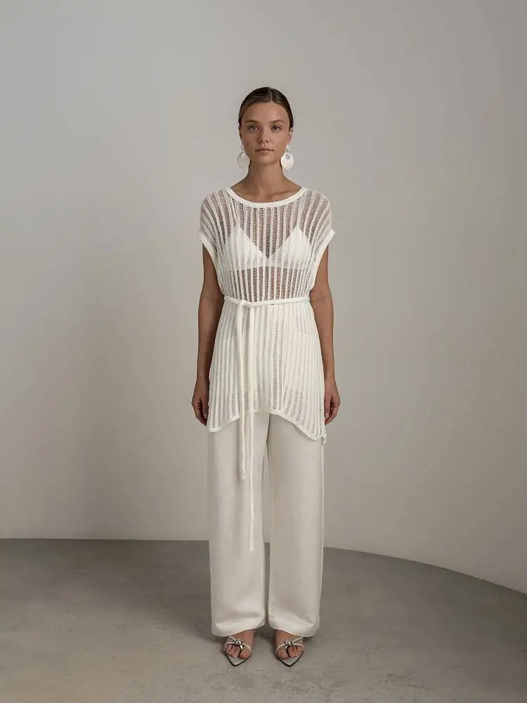 Топ (S (42RU), молочный). Изображение № 1