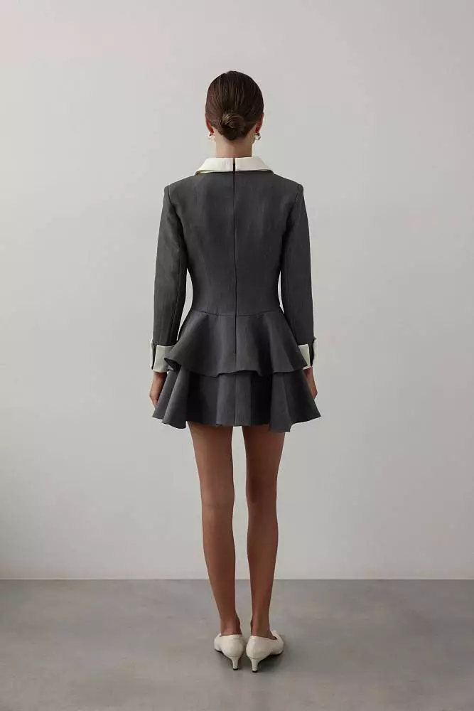 Платье (S (42RU), серый). Изображение № 3