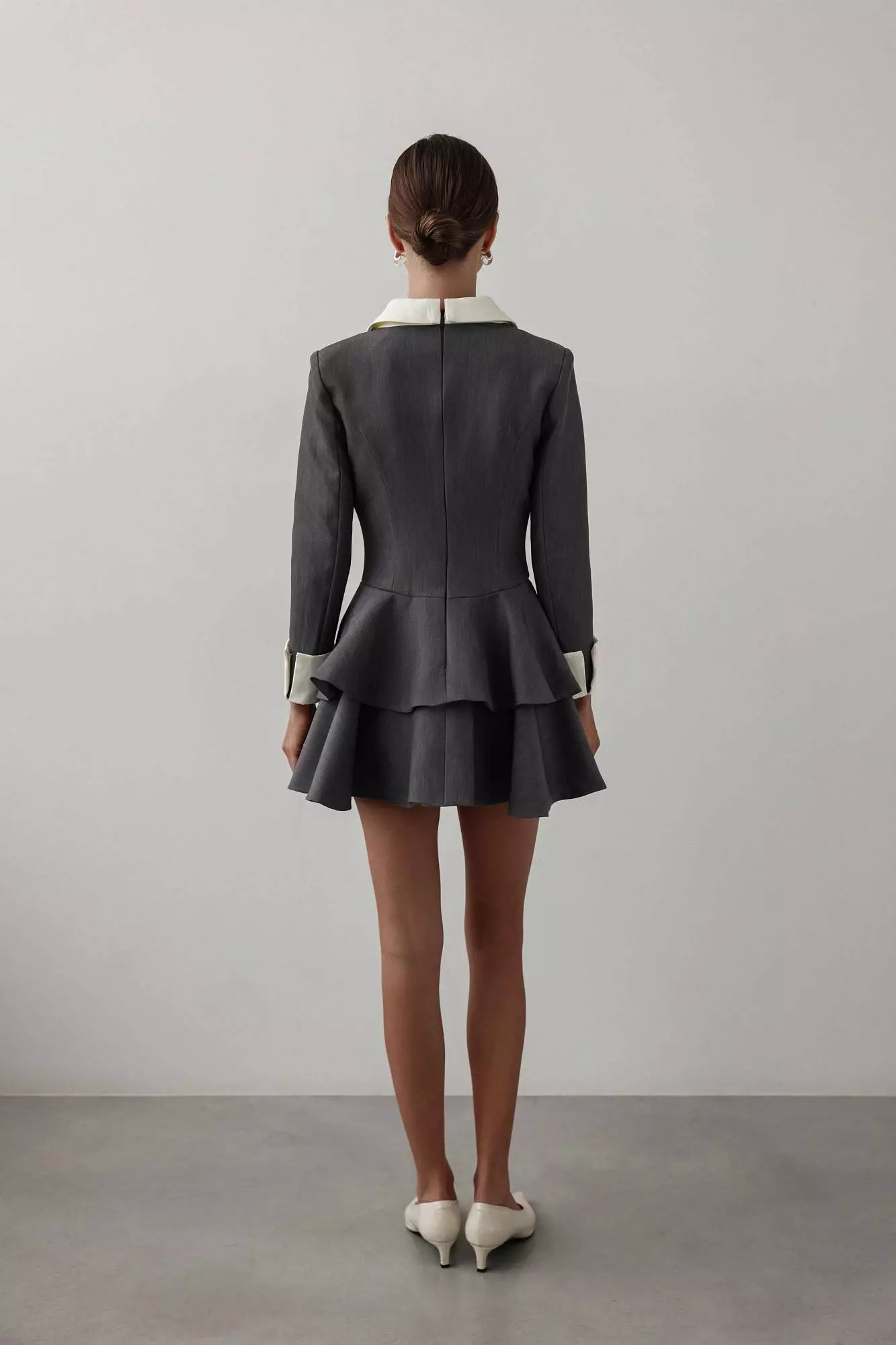 Платье (S (42RU), серый). Избражение № 3