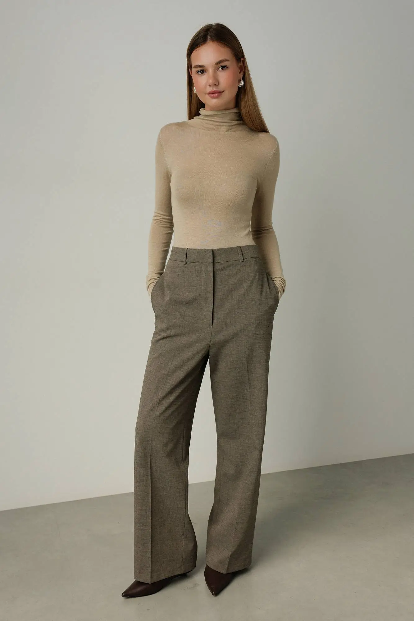 Водолазка (onesize (40-44RU), бежевый). Избражение № 1