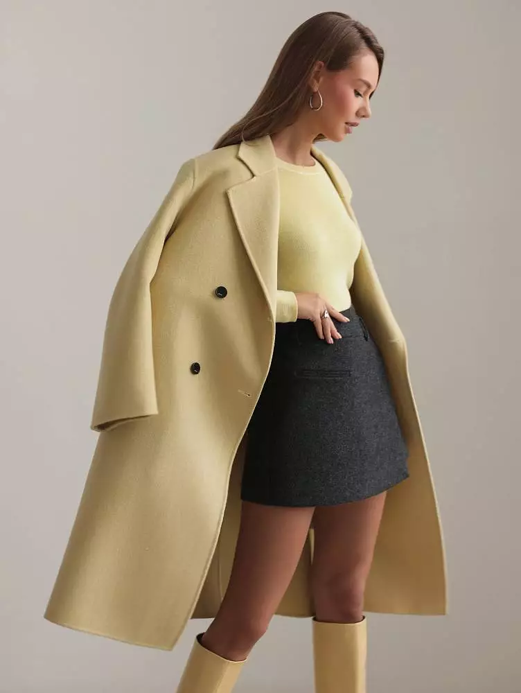 Пальто (onesize (42-46RU), желтая пастель). Изображение № 2