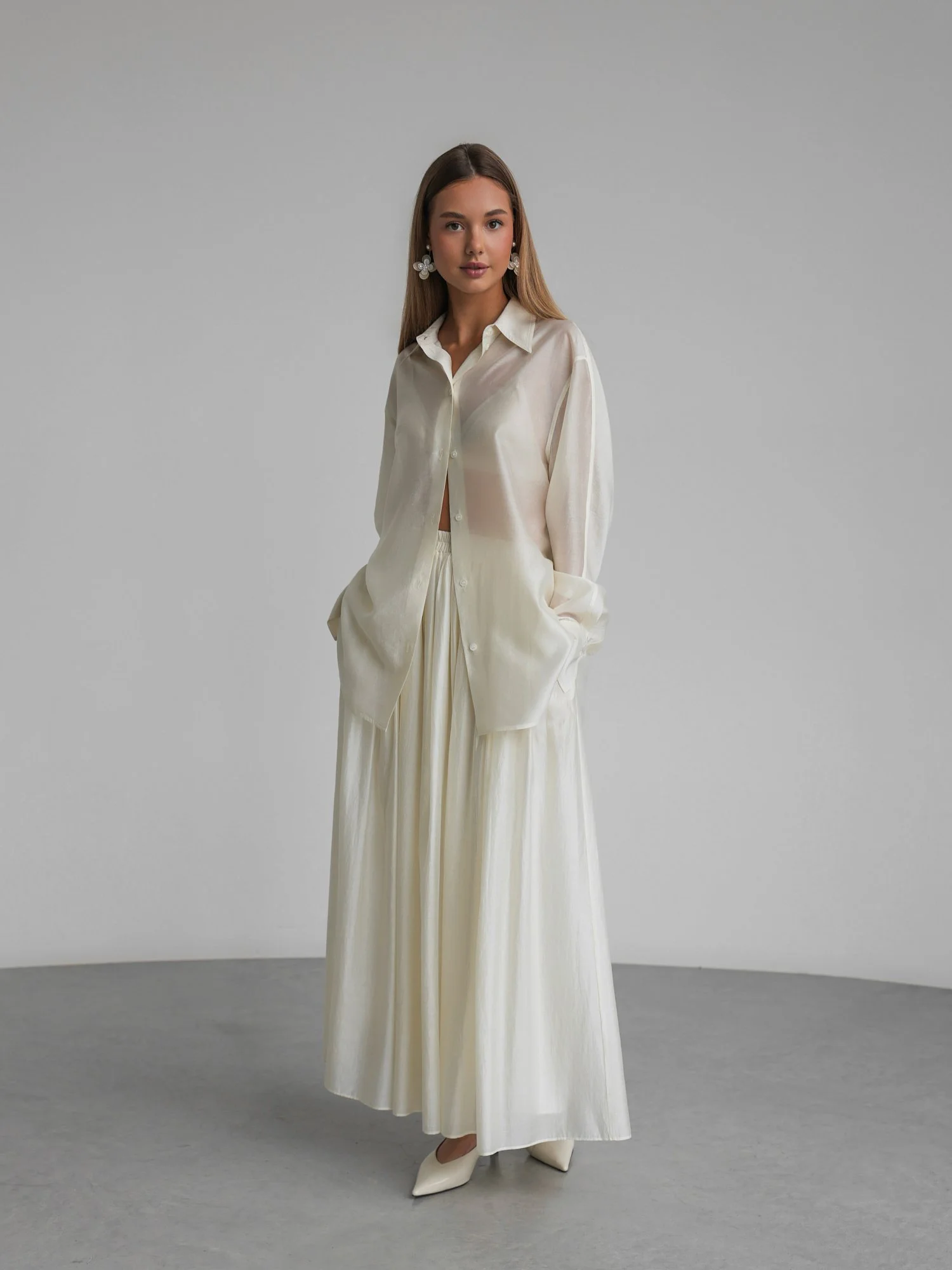 Юбка  (S (42RU), светло-бежевый). Избражение № 2