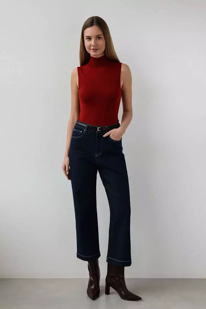 Джинсы (S (42RU), тёмно-синий). Изображение № 1