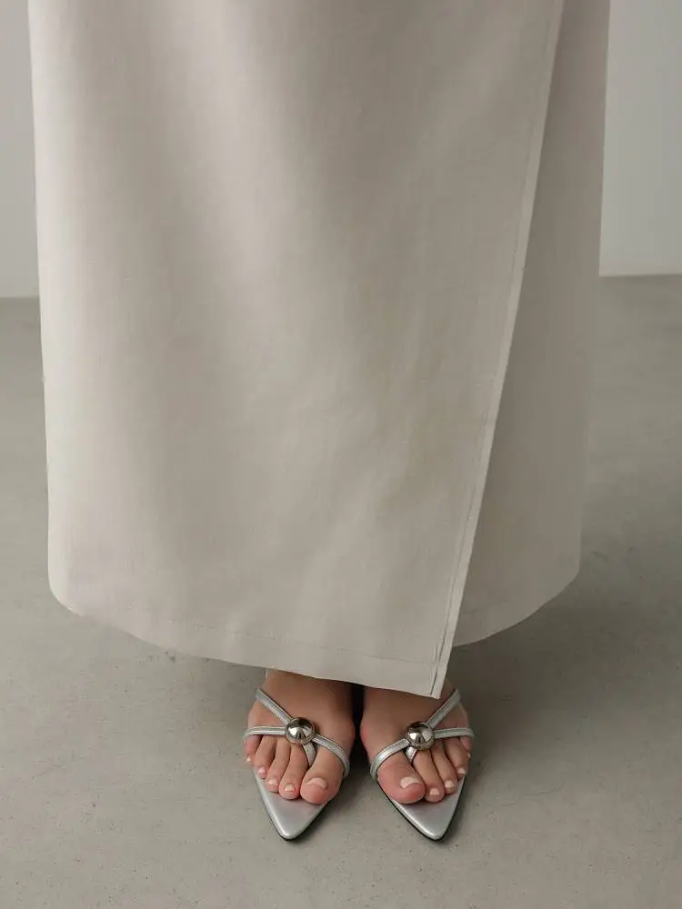 Босоножки (36, серебристый). Изображение № 4