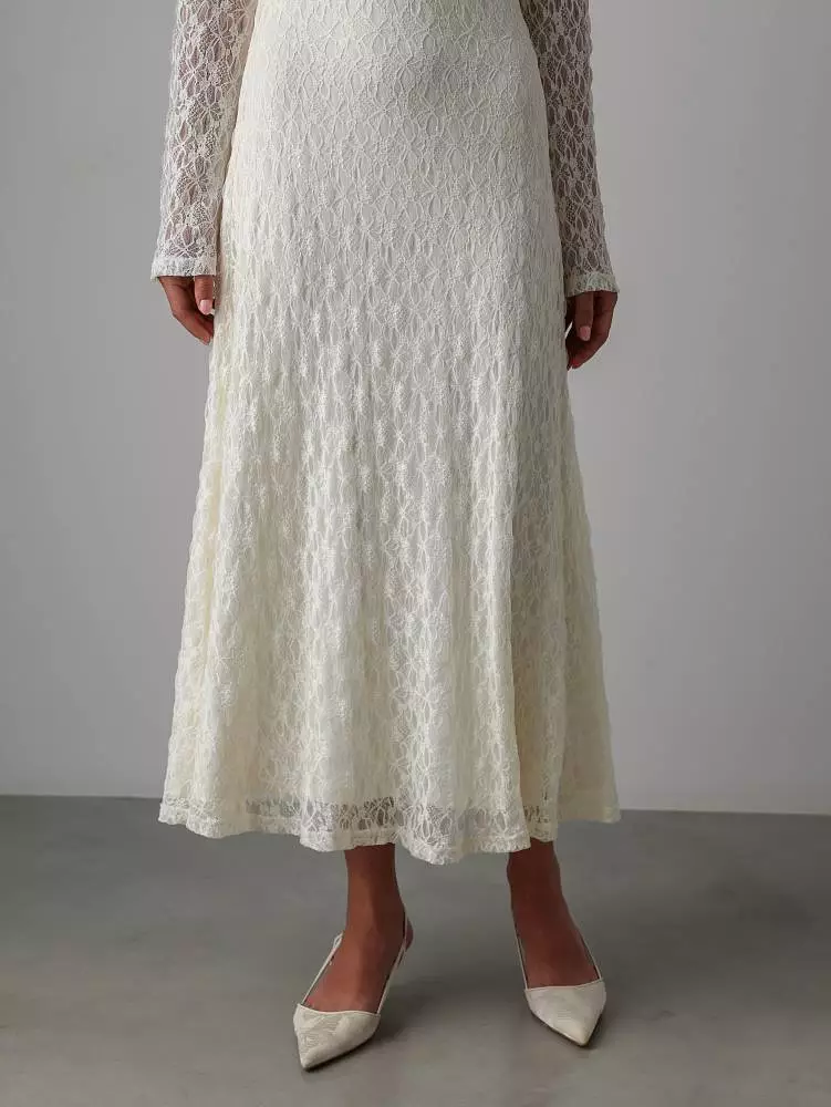 Платье (L (46RU), молочный). Изображение № 4