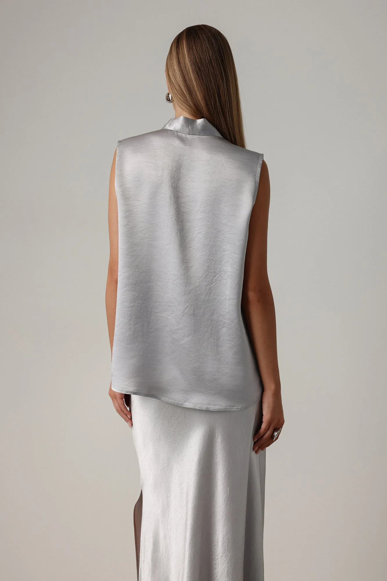 топ (M (44RU), серебристый). Избражение № 5