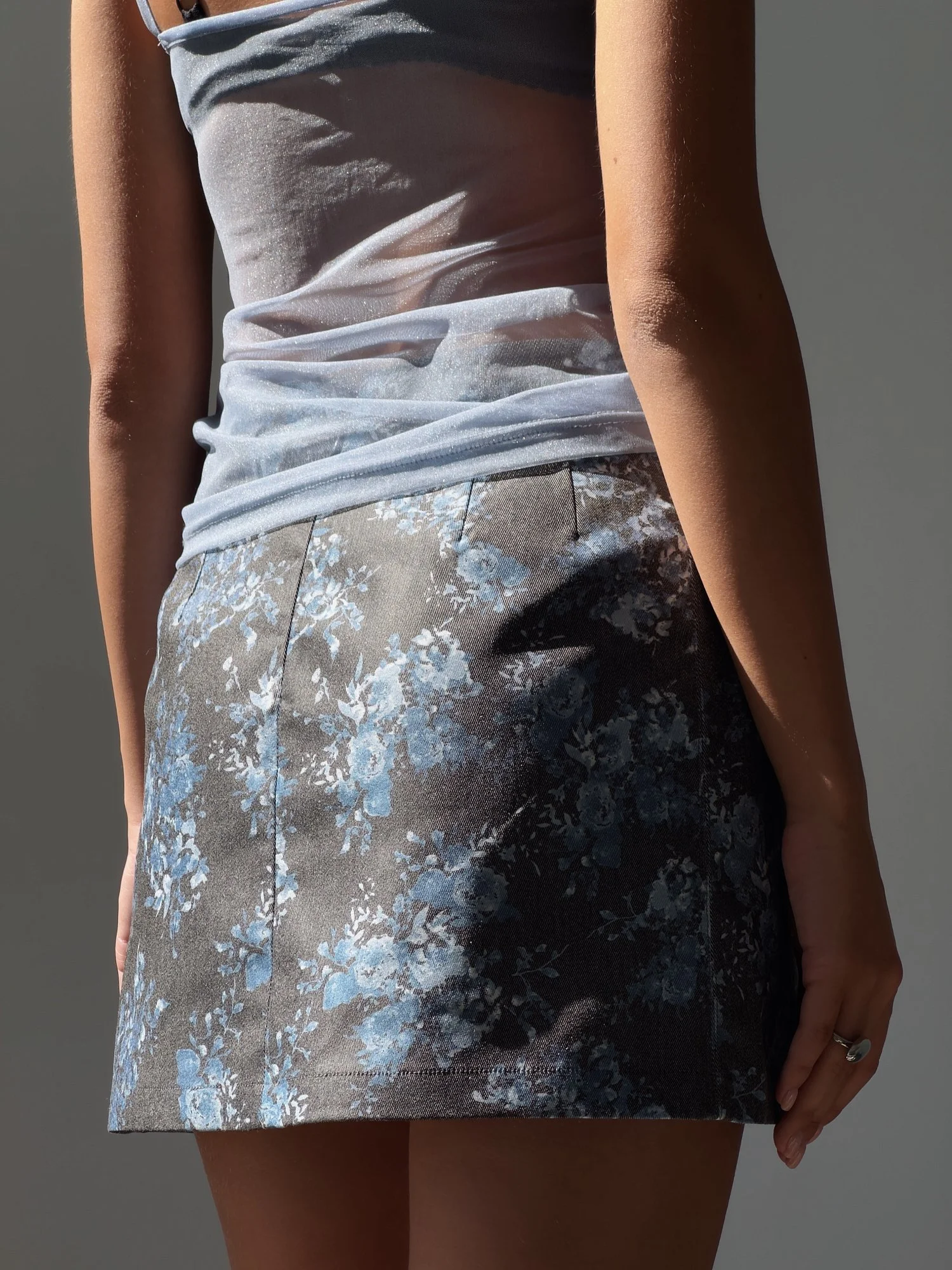 юбка (L (46), сине-серый). Избражение № 5