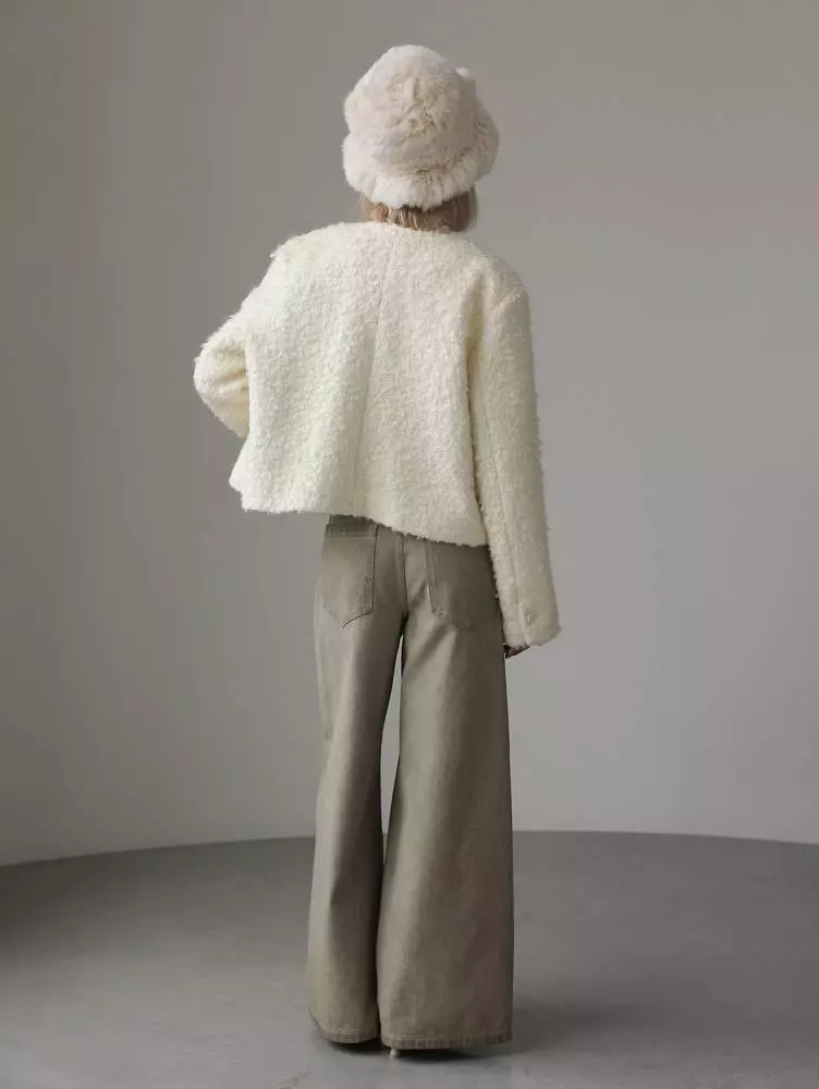 Джинсы (M (44), серо-бежевый). Изображение № 4