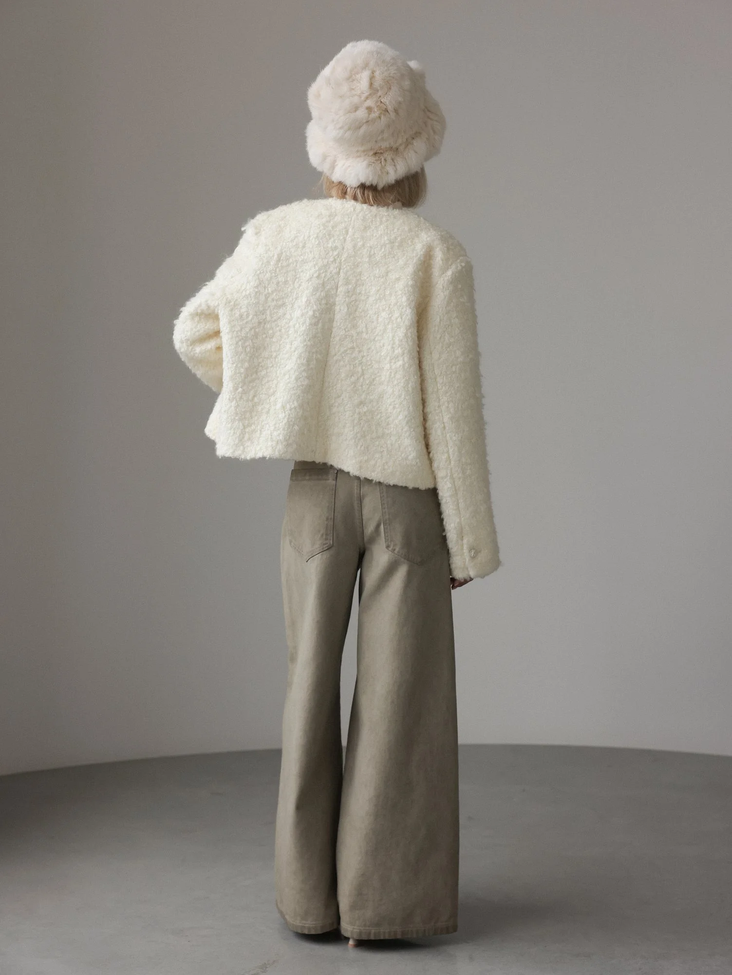 Джинсы (M (44), серо-бежевый). Избражение № 4