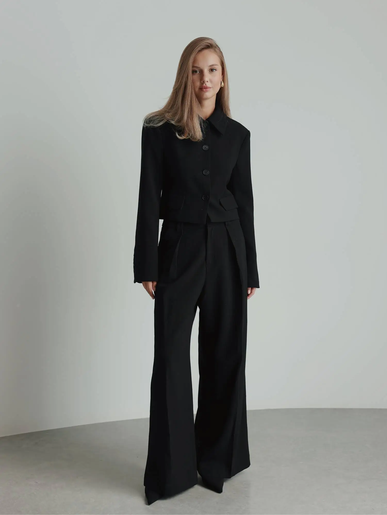 Жакет (M (44), чёрный). Избражение № 1