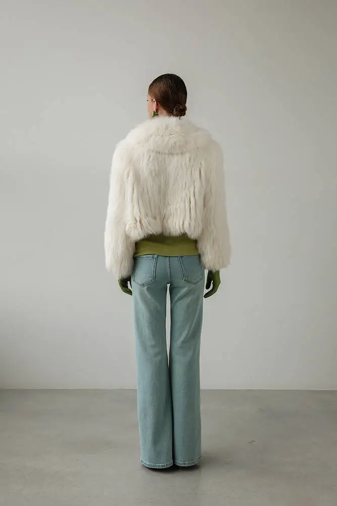 Шуба (onesize (40-44RU), молочный). Изображение № 5