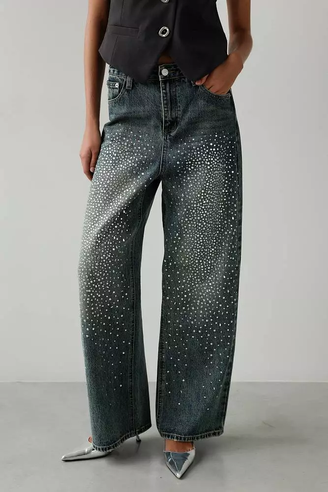 Джинсы (S (42RU), синий). Изображение № 2