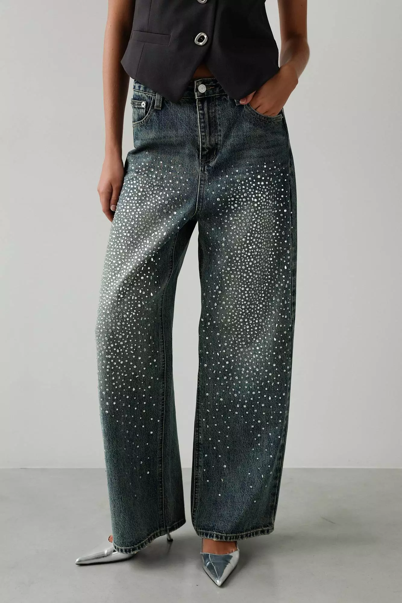 Джинсы (S (42RU), синий). Избражение № 2