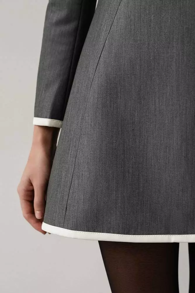 Платье (S (42RU), серый). Изображение № 4