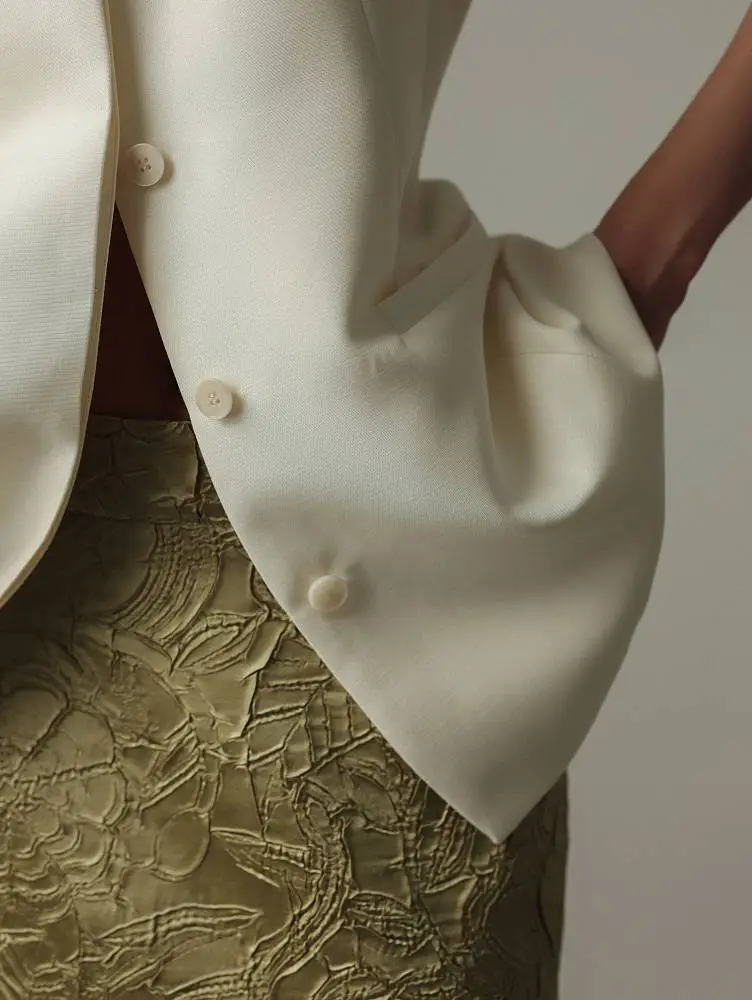 Жилет (M (44), сливочный). Изображение № 4