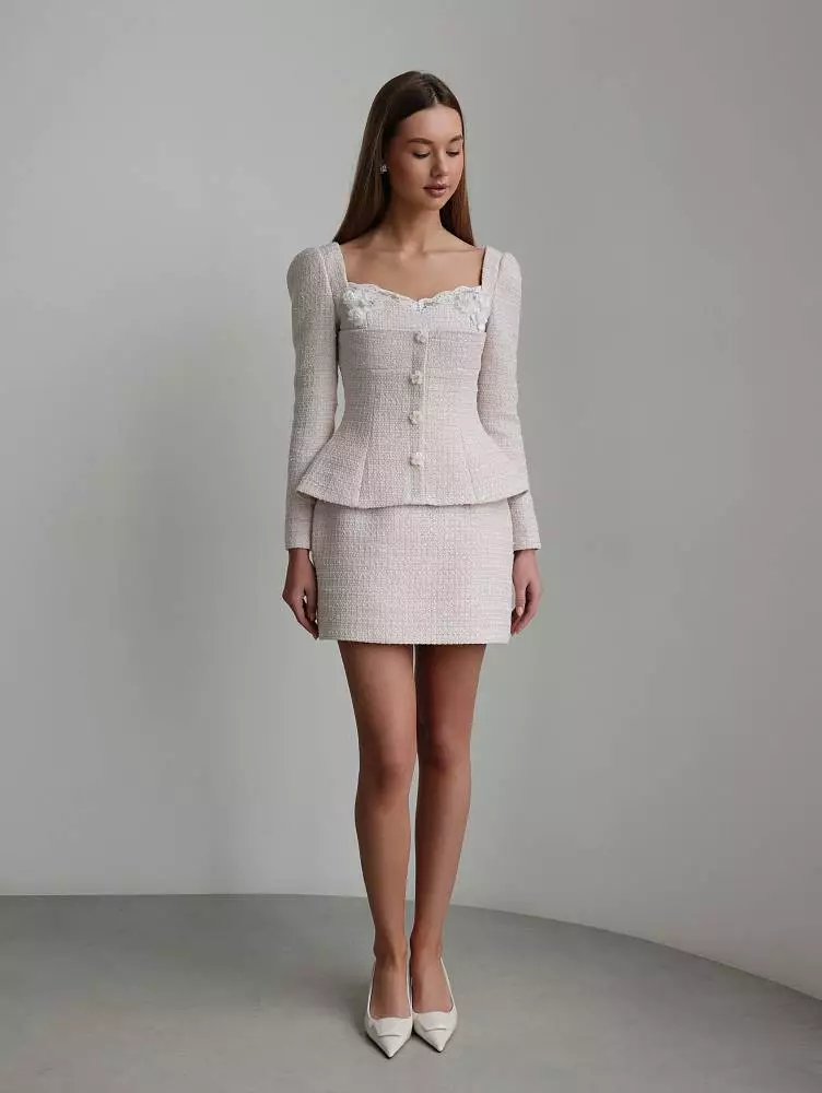 Платье (M (44RU), бледно-розовый). Изображение № 2