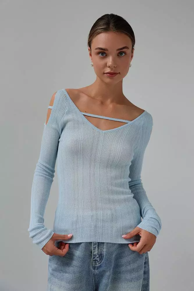 лонгслив (небесно-голубой). Изображение № 1