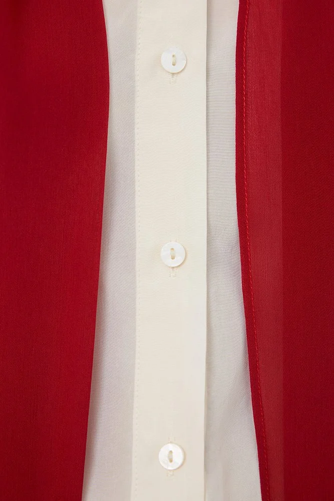 Рубашка (L (46RU), молочный). Изображение № 5