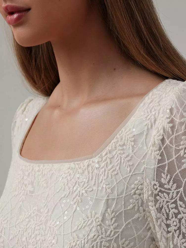 Платье (L (46RU), светло-бежевый). Изображение № 3