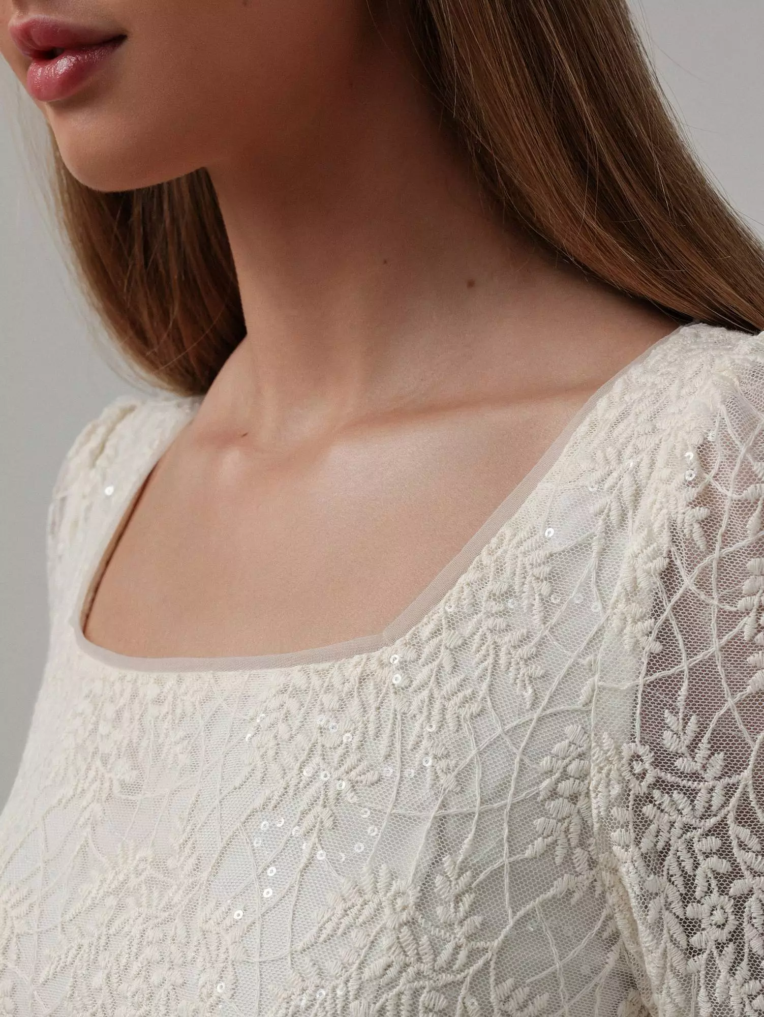 Платье (L (46RU), светло-бежевый). Избражение № 3