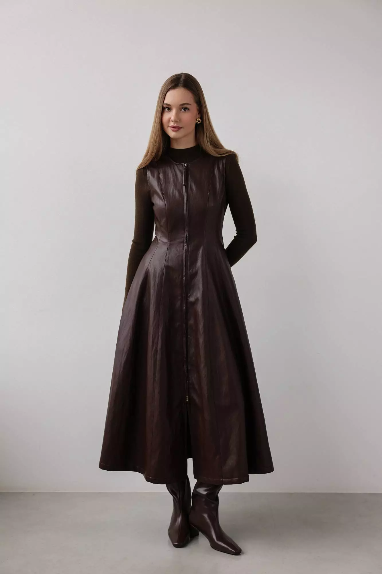 Платье  (S (42RU), шоколадный). Избражение № 1