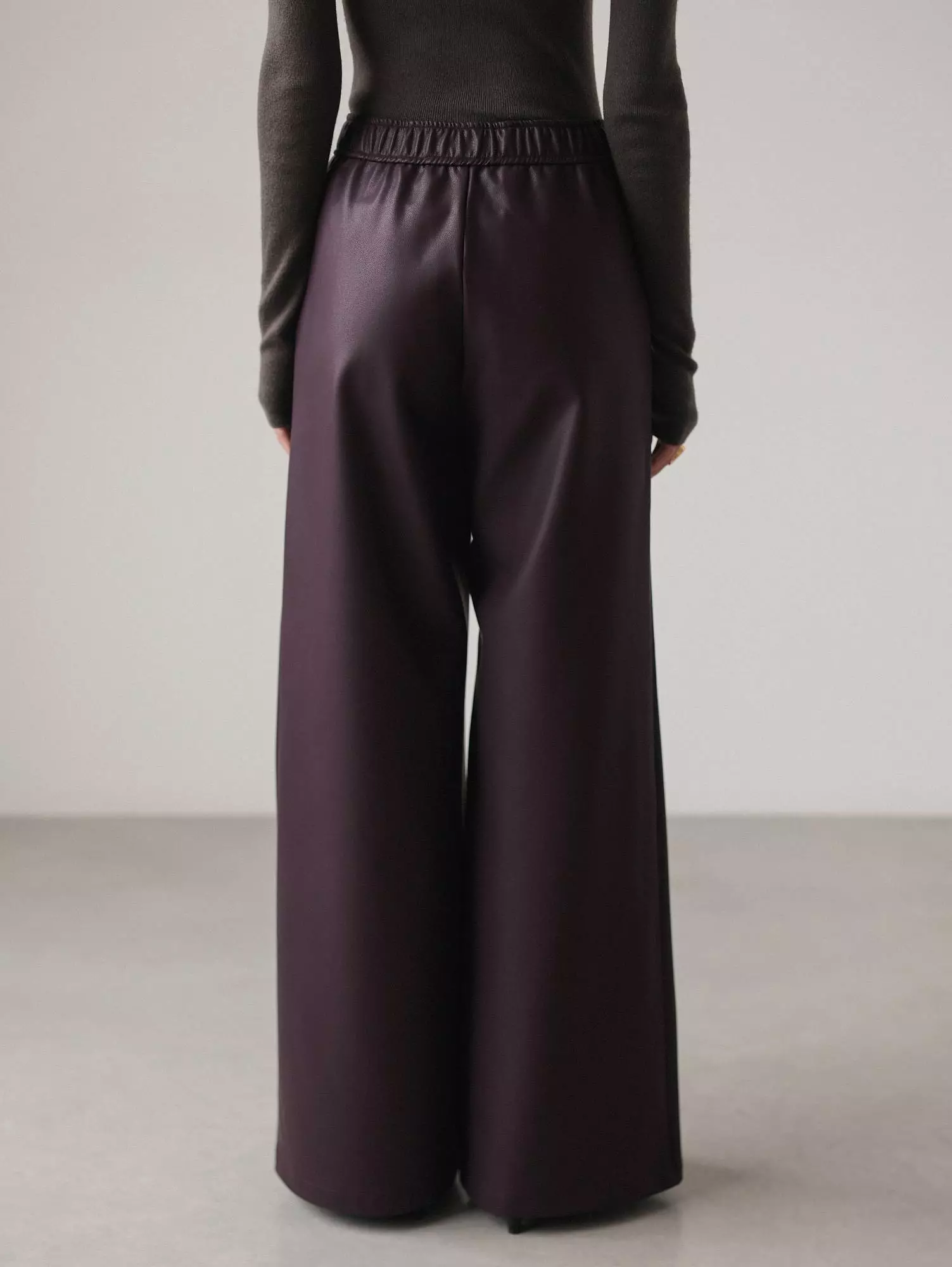 Брюки (S (42RU), баклажановый). Избражение № 4