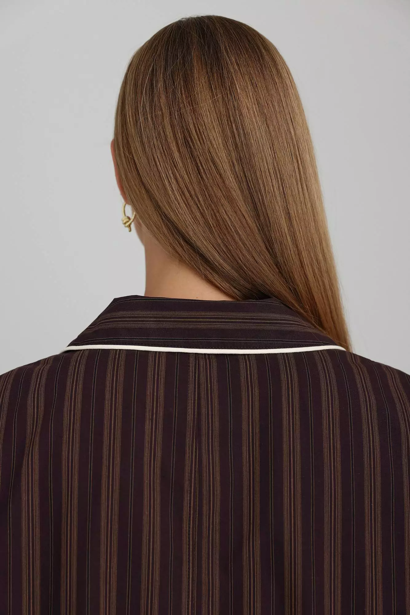 Рубашка (M (44RU), коричневый). Избражение № 6