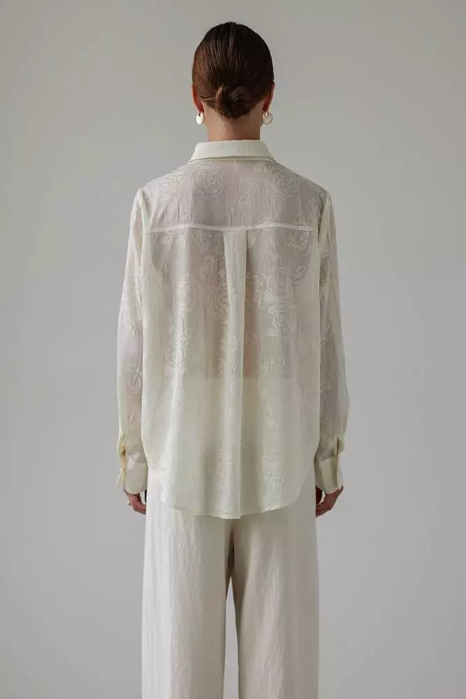 Рубашка (onesize (42-46RU), молочный). Изображение № 5