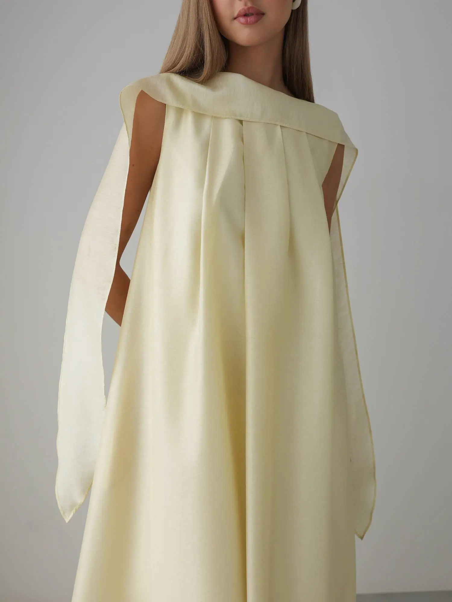 Платье (onesize (40-44RU), жёлтая пастель). Избражение № 2