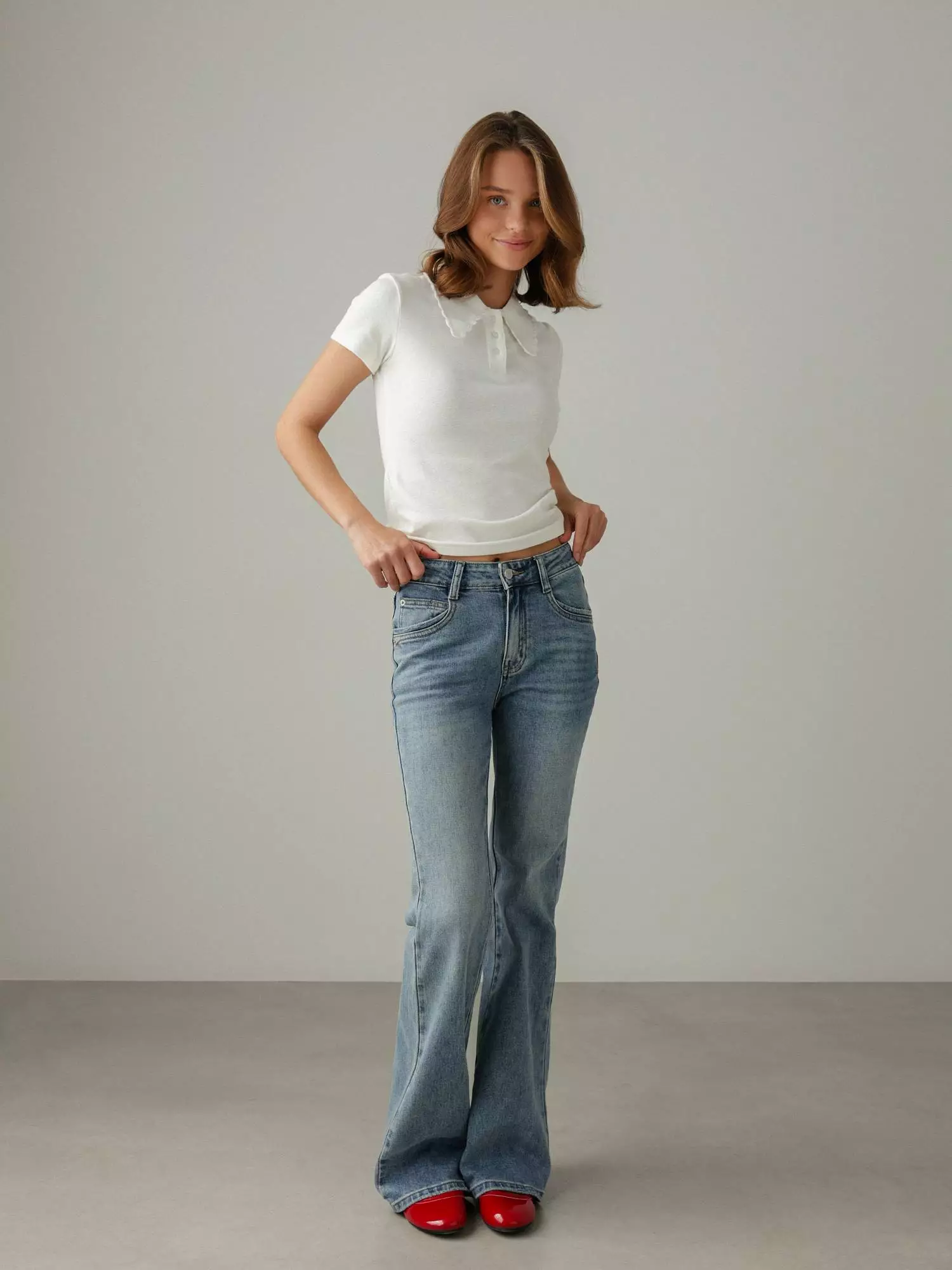 Джинсы (M (44RU), светло-синий). Избражение № 1