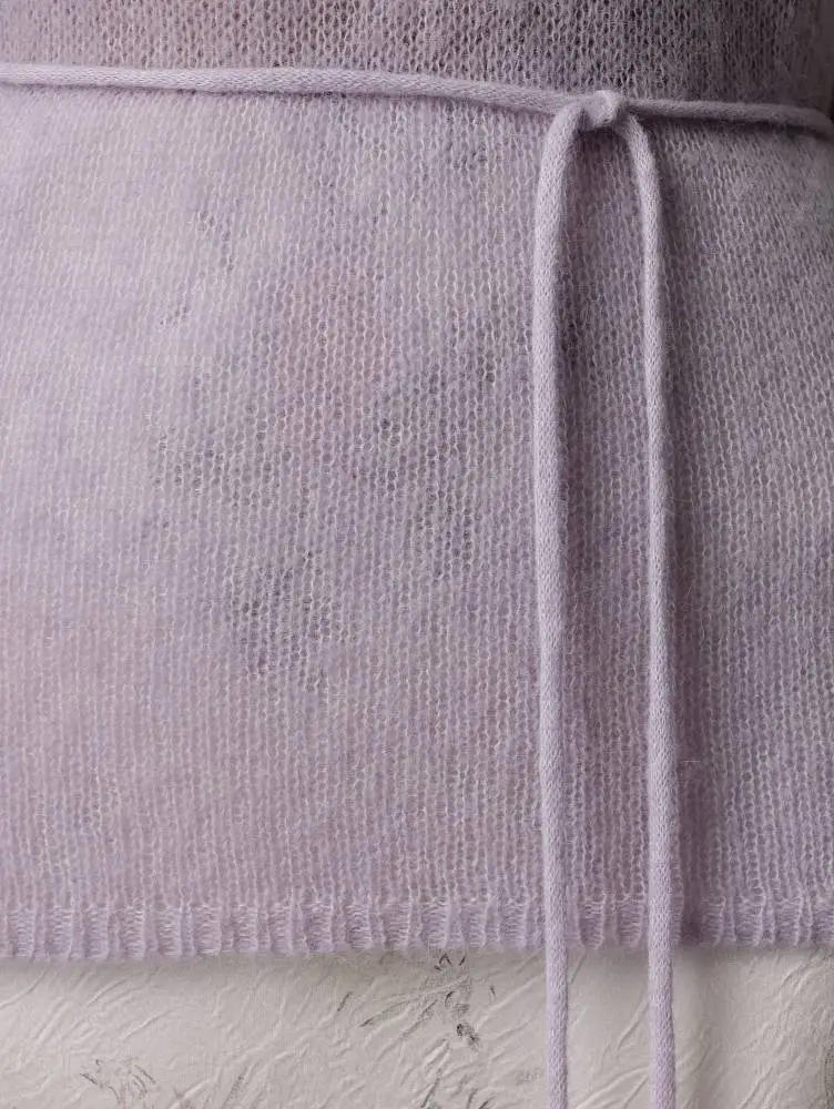 Топ (onesize (42-46RU), нежно-лиловый). Изображение № 5