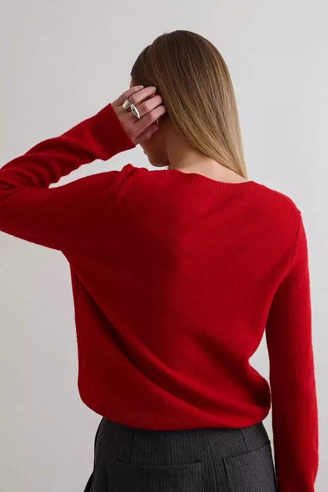 Джемпер (onesize (42-46RU), красный). Изображение № 3