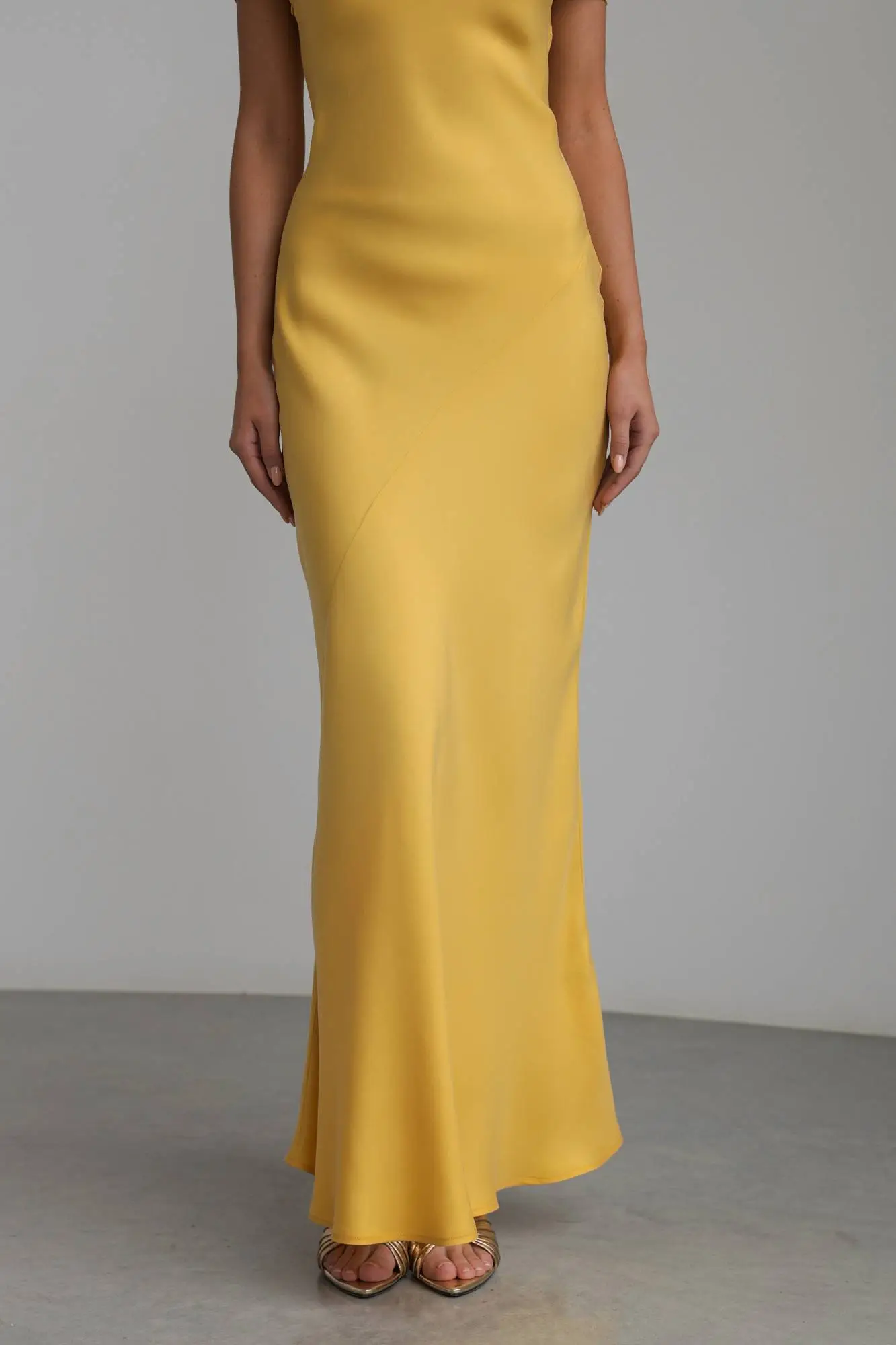 Платье (S (42RU), жёлтый). Избражение № 5