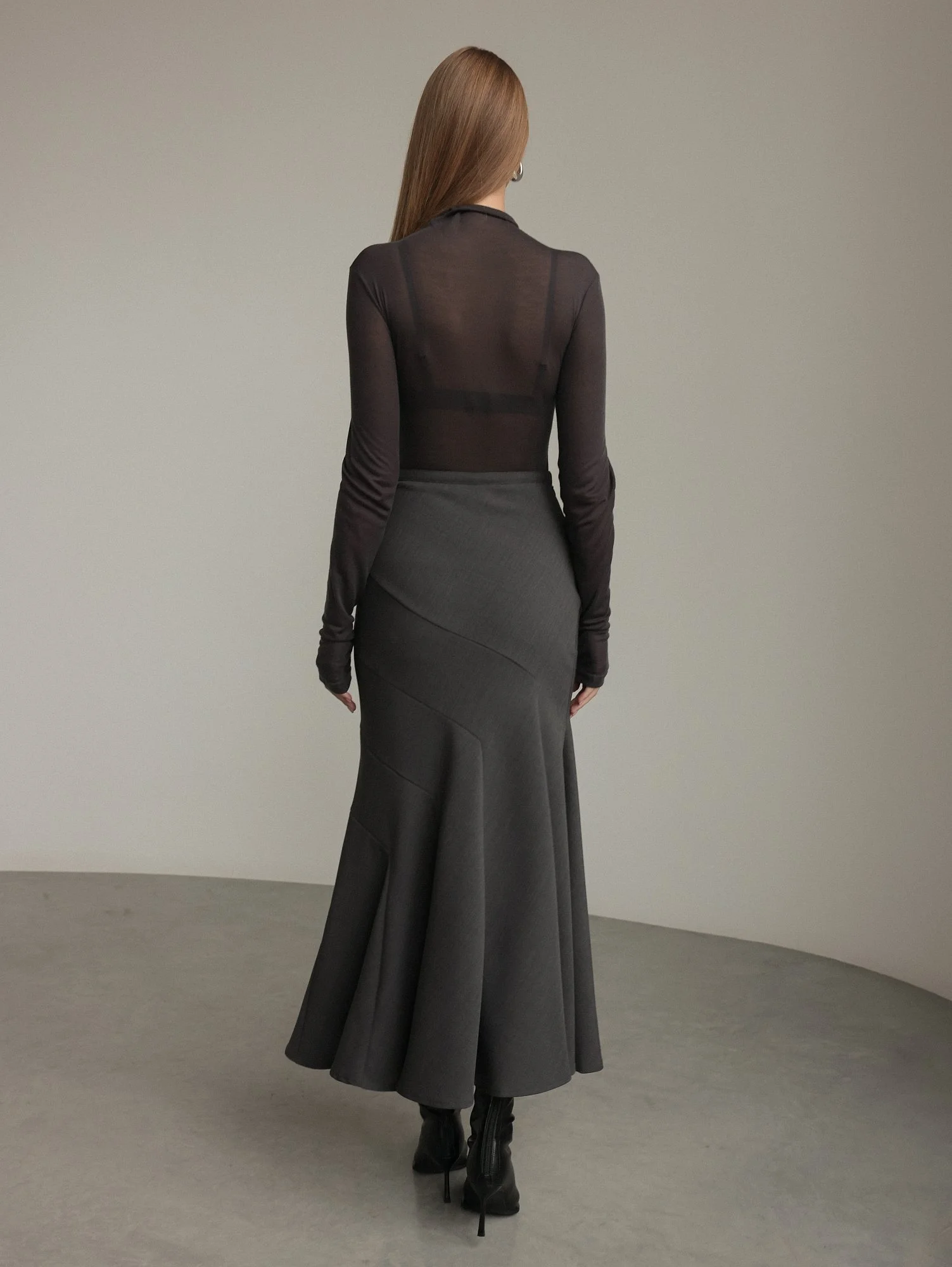 Юбка (S (42), серый). Избражение № 6