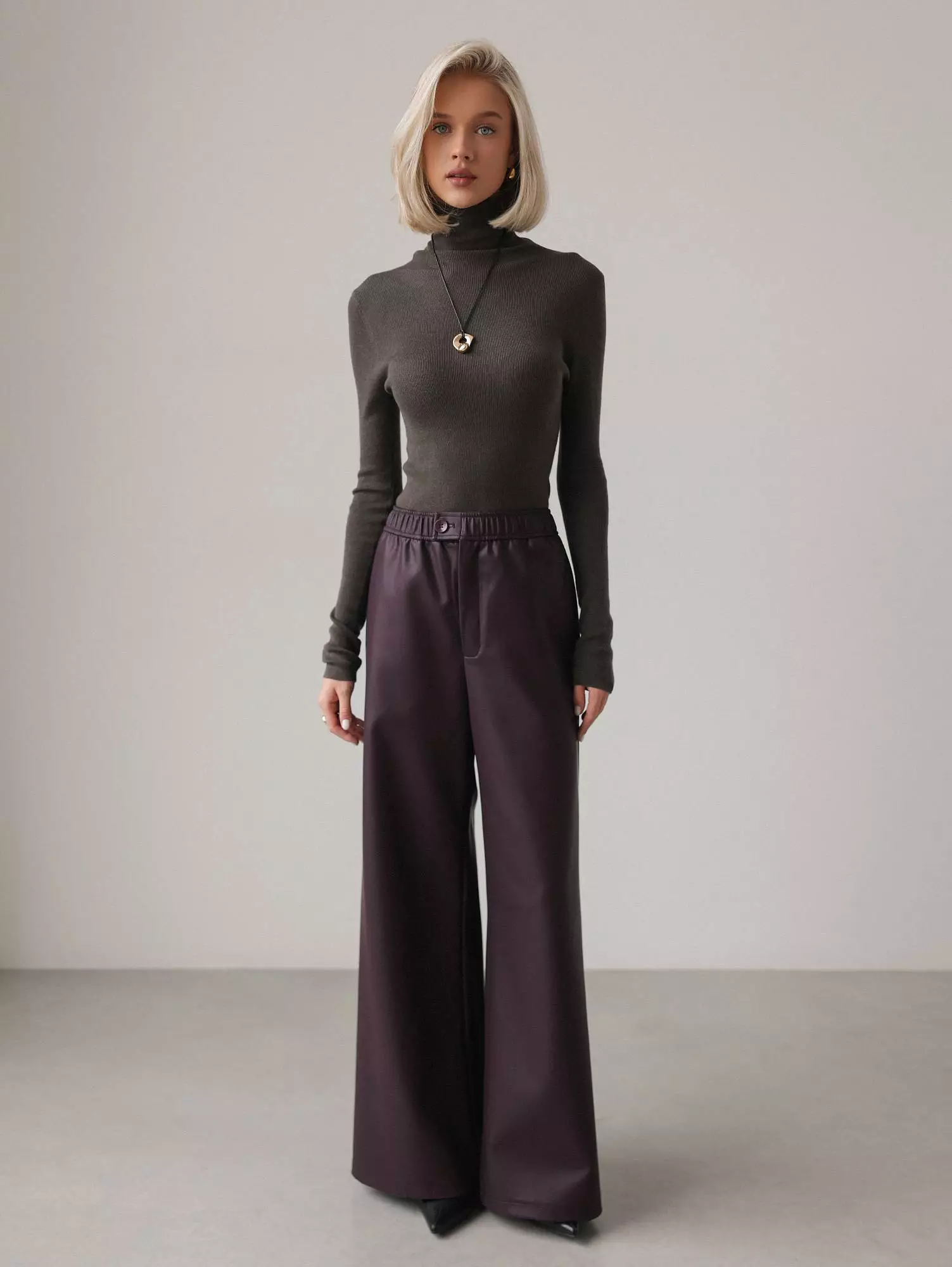 водолазка (onesize (40-44RU), серо-коричневый). Избражение № 1