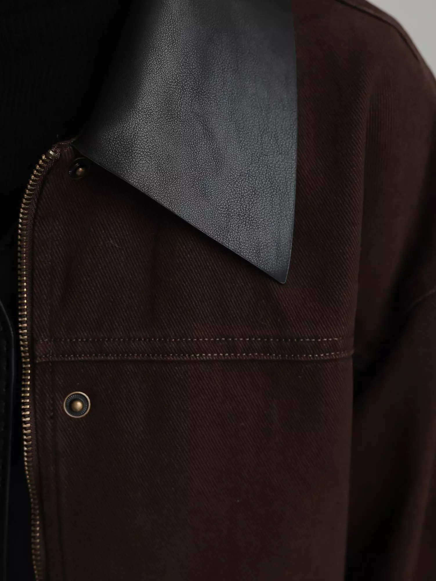 Куртка (S (42), тёмно-коричневый). Избражение № 2