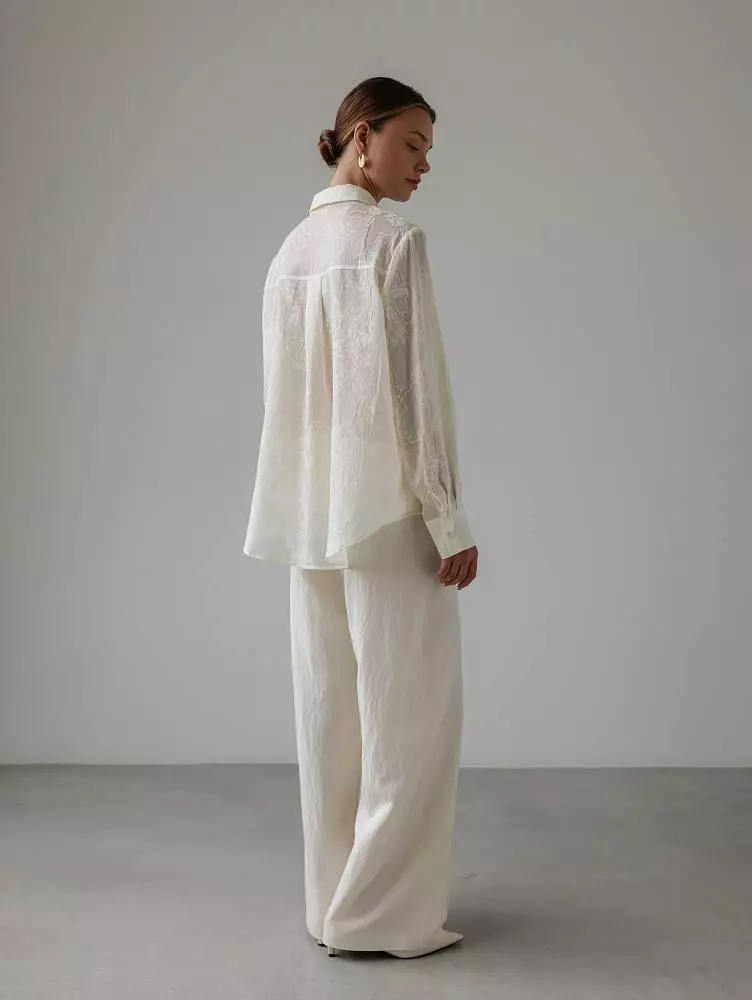 Брюки (L (46RU), молочный). Изображение № 4