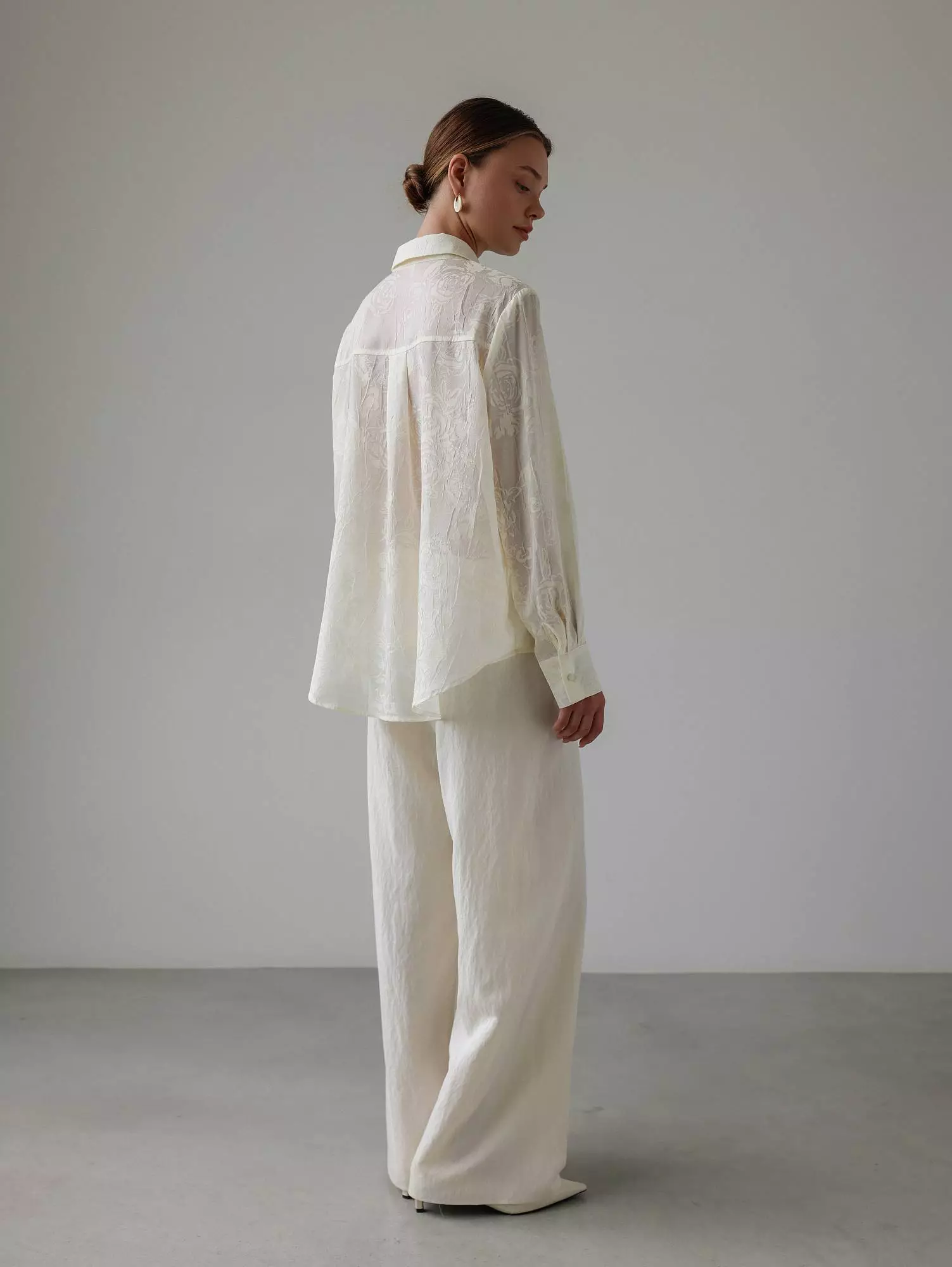 Брюки (L (46RU), молочный). Избражение № 4