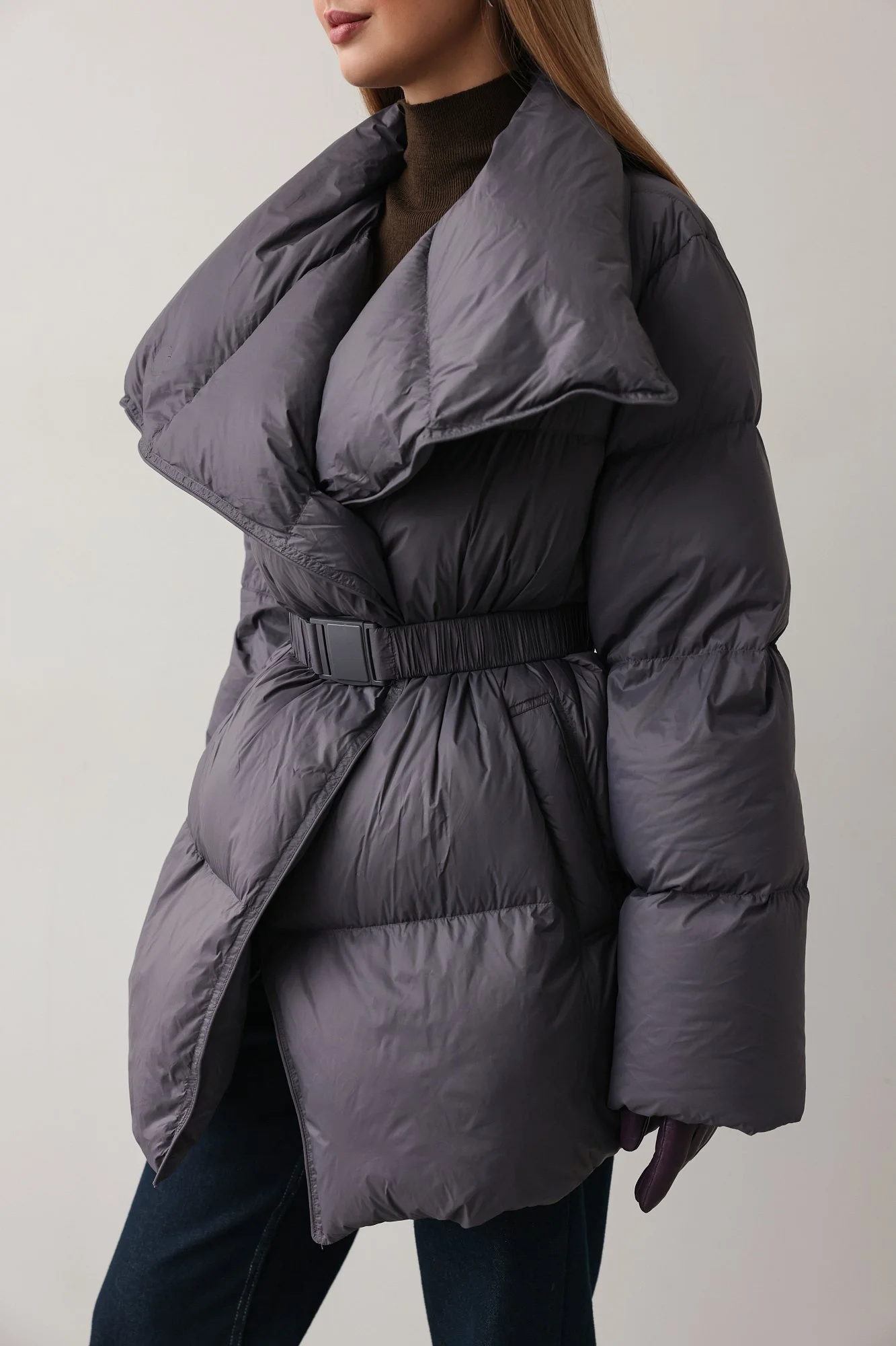 Куртка (onesize (42-46RU), пыльно-фиолетовый). Изображение № 3