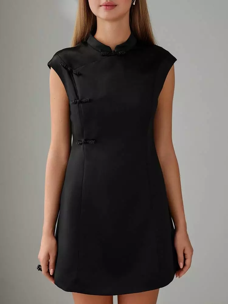 Платье (M (44RU), чёрный). Изображение № 2