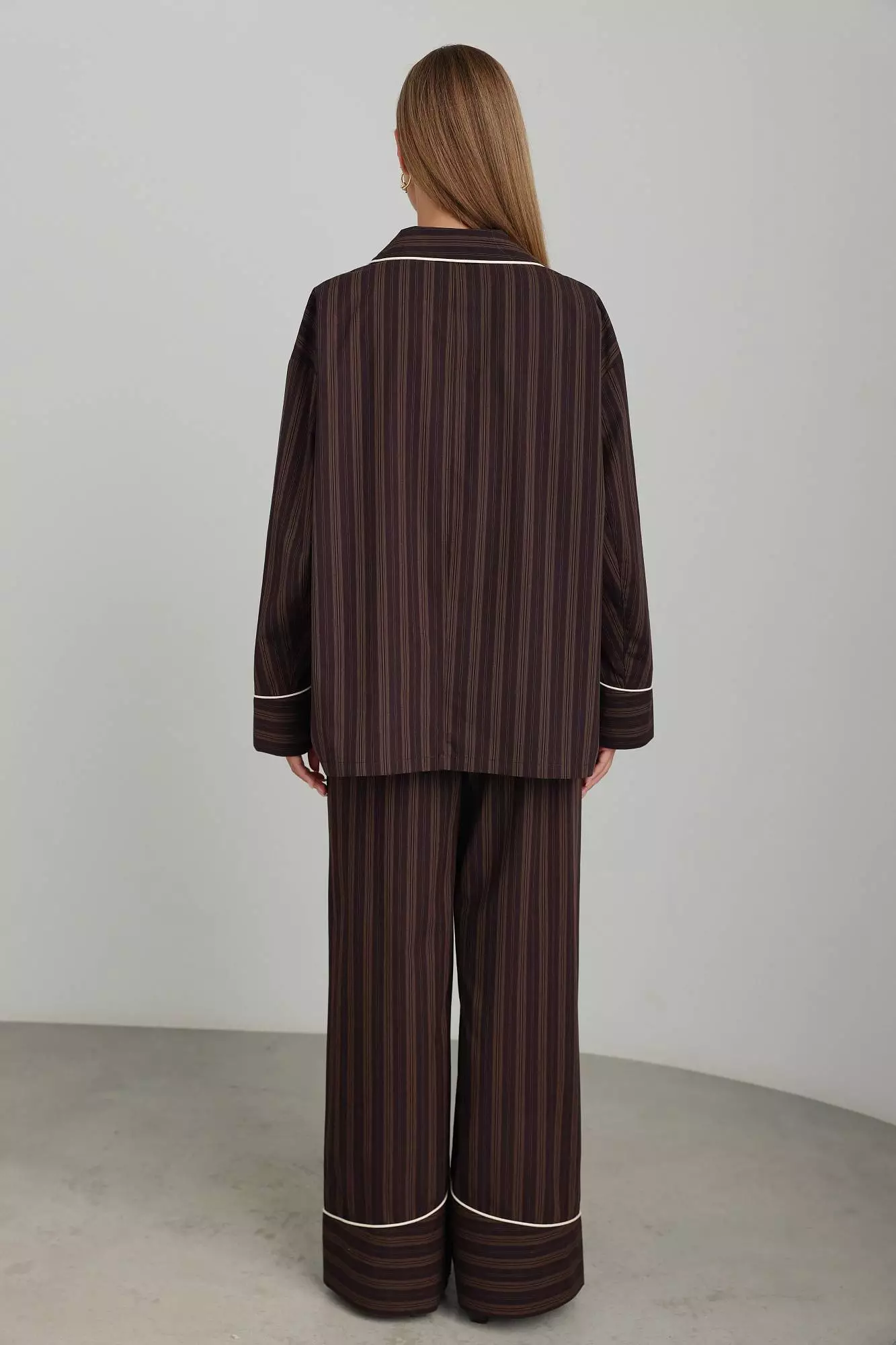 Рубашка (M (44RU), коричневый). Избражение № 5