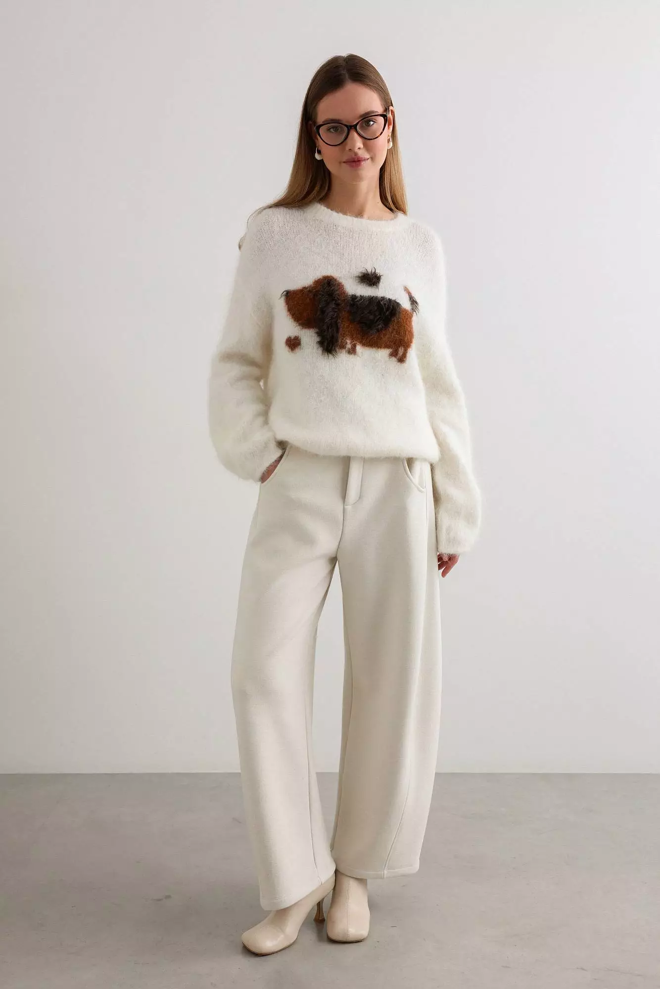 Свитер (onesize (42-46RU), молочный). Избражение № 2