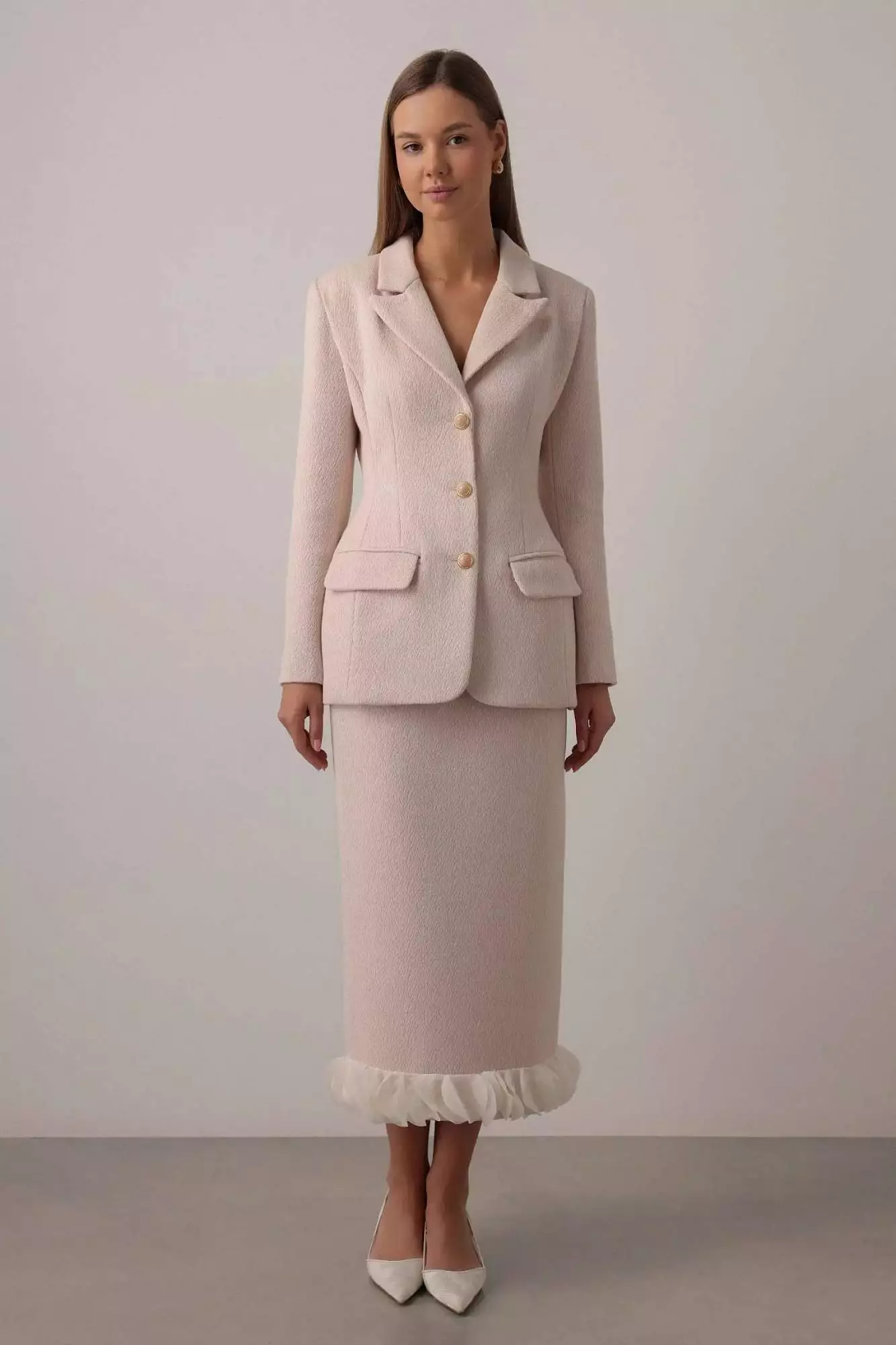 Пиджак (S (42RU) светло-пудровый). Избражение № 2