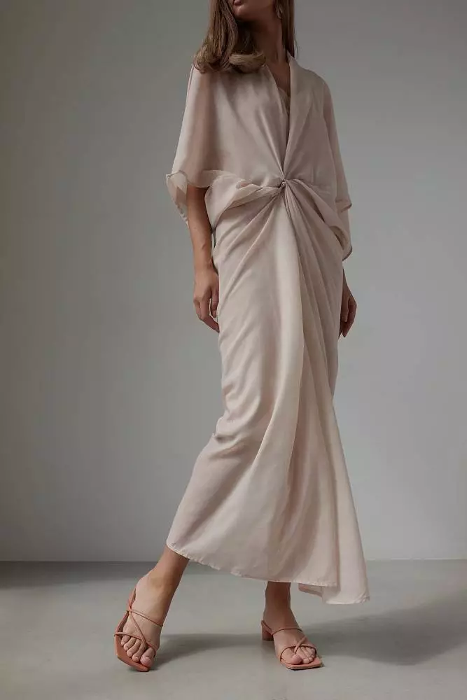 Платье (S (42), пудровый). Изображение № 4